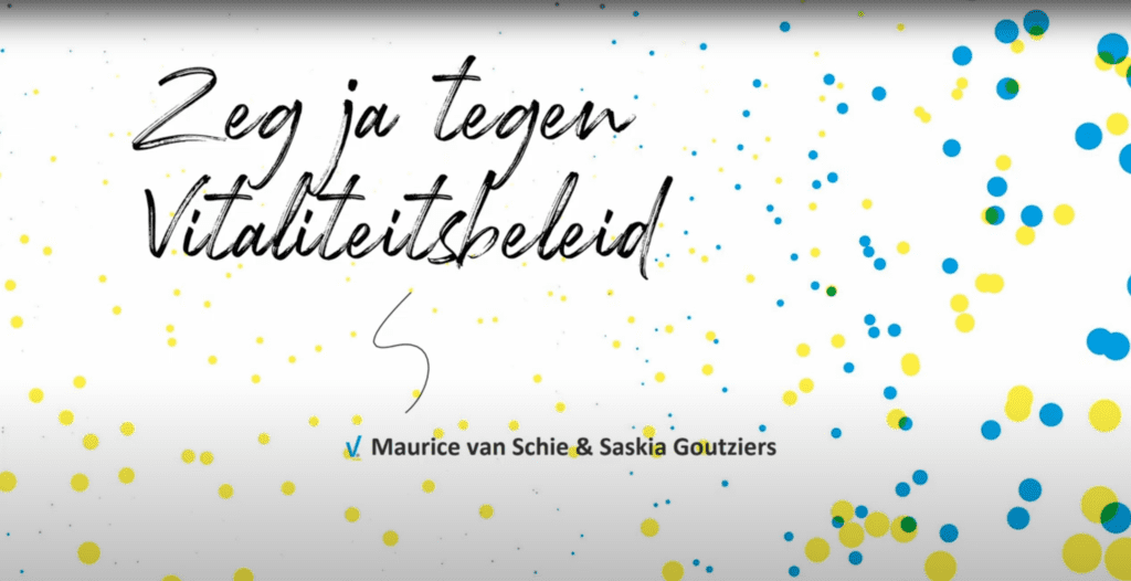 Coverphoto van een webinar over een vitaliteitsbeleid